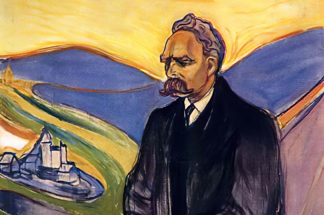 Portrait of Friedrich Nietzsche, 1906, Edvard Munch